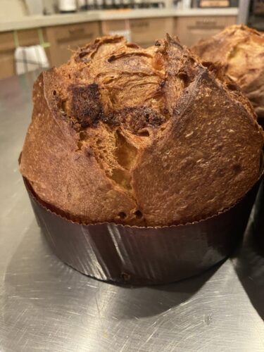 panettone pere e cioccolato bianco