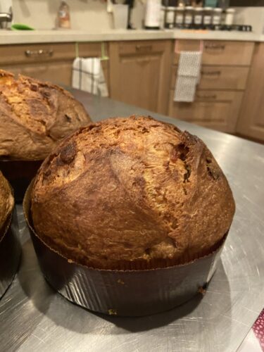 panettone pere e cioccolato bianco