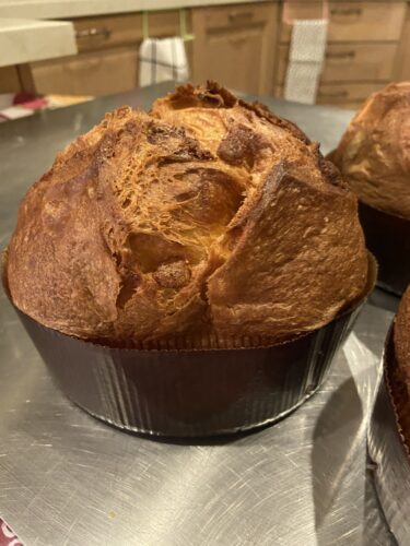 panettone pere e cioccolato bianco