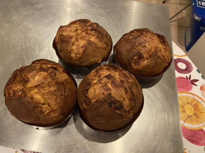 panettone pere e cioccolato bianco