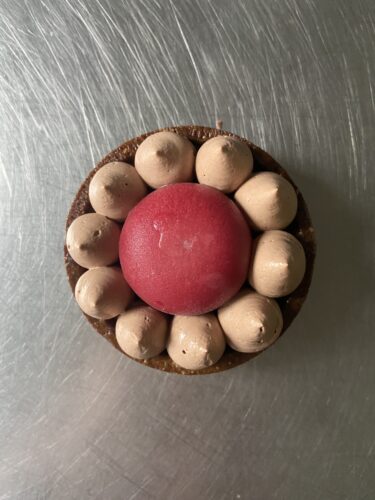 mini tart ciocco lampone