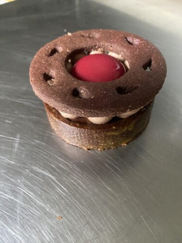 mini tart ciocco lampone