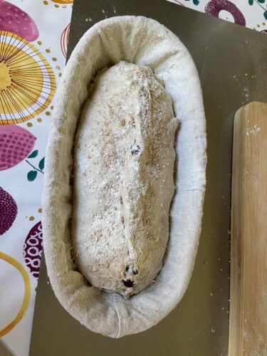 pane farro nocciole frutti rossi