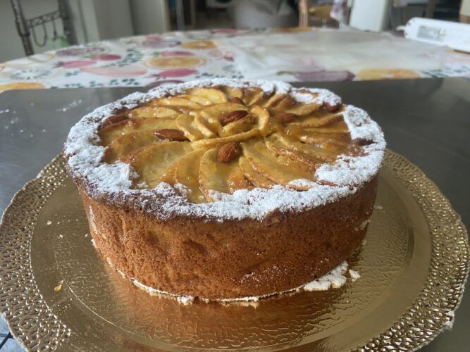 torta mele sciroppo acero