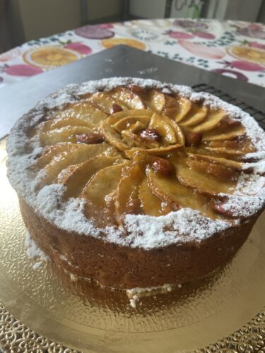 torta mele sciroppo acero