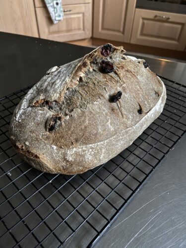 pane arso pecan mirtilli