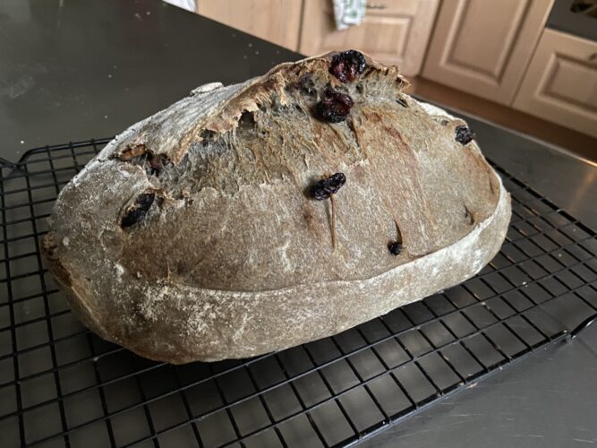 pane arso pecan mirtilli