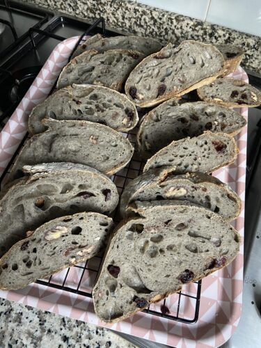 pane arso pecan mirtilli