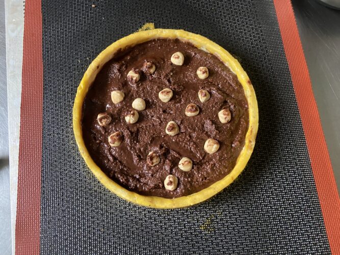 tart gianduia con avanzi