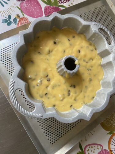 bundt cake pere cioccolato