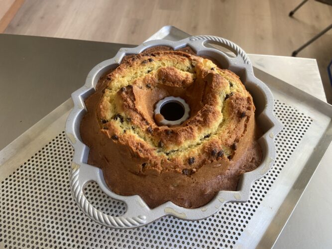 bundt cake pere cioccolato