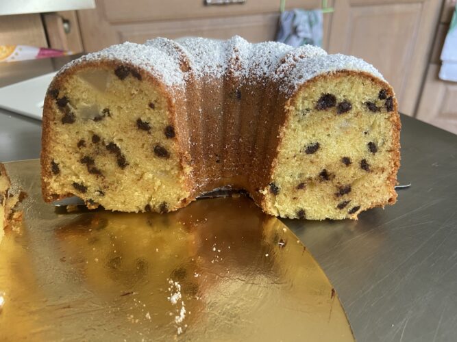 bundt cake pere cioccolato