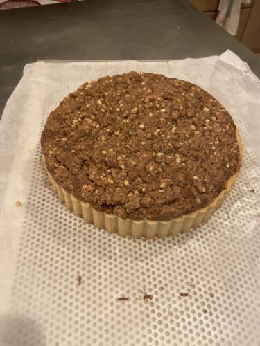 apple crumble tart