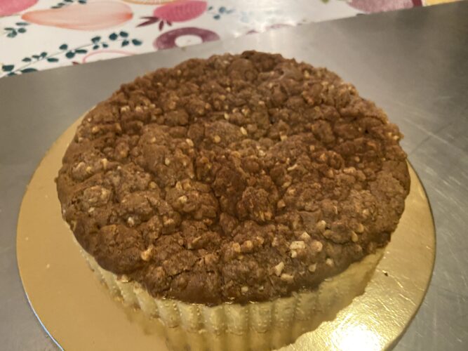 apple crumble tart