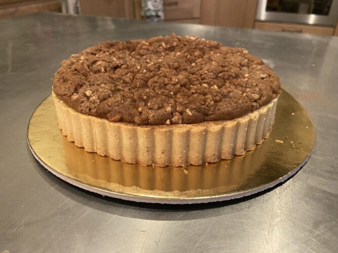 apple crumble tart