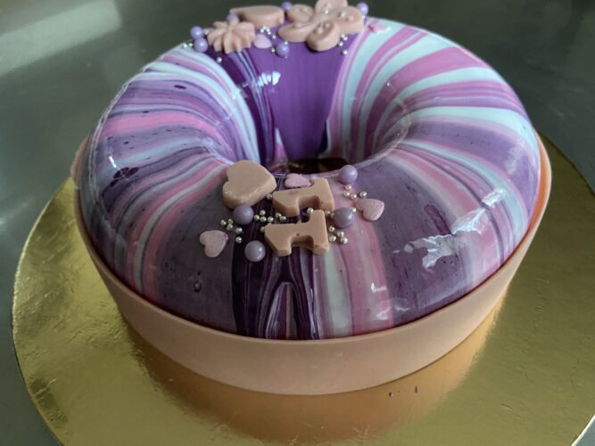 torta moderna fragola vaniglia