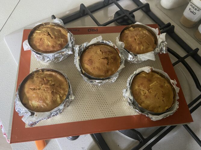 torta mele muscovado monoporzione