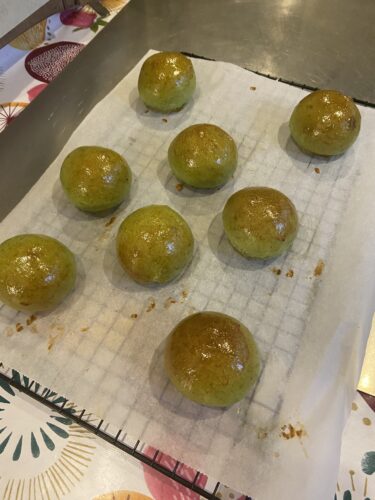 mini brioche buns spinaci