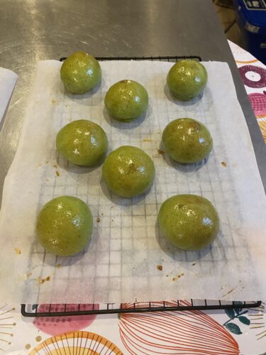 mini brioche buns spinaci