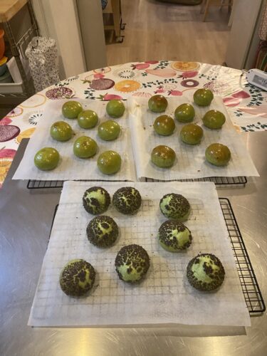 mini brioche buns spinaci