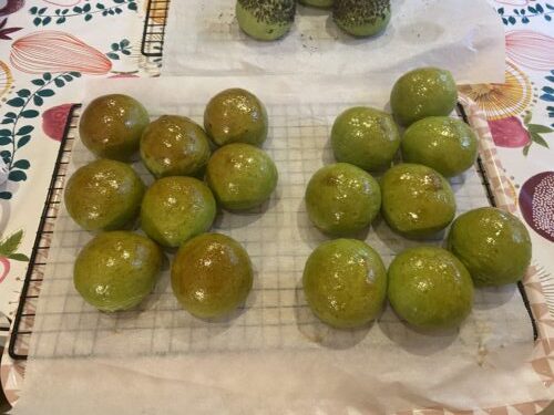 mini brioche buns spinaci