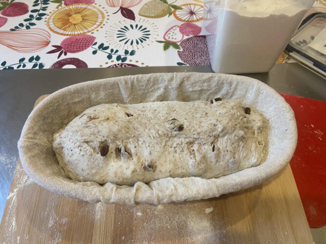 pane 5 cereali uvetta noci