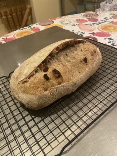 pane 5 cereali uvetta noci