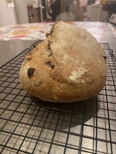 pane 5 cereali uvetta noci