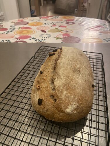 pane 5 cereali uvetta noci