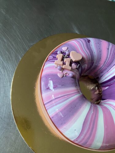 torta moderna fragola vaniglia