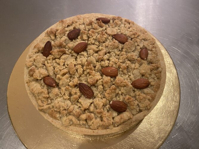 tart pere mandorle arancia