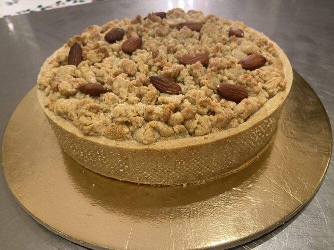 tart pere mandorle arancia