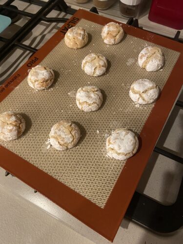 crackle cookie arancia
