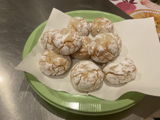 crackle cookie arancia