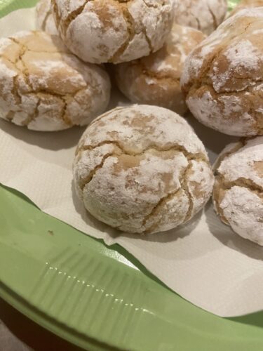 crackle cookie arancia