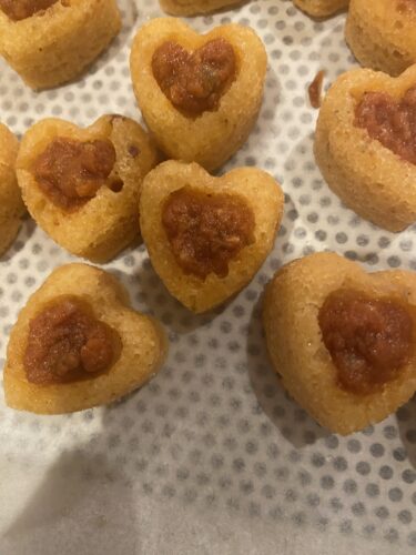 mini cake pesto