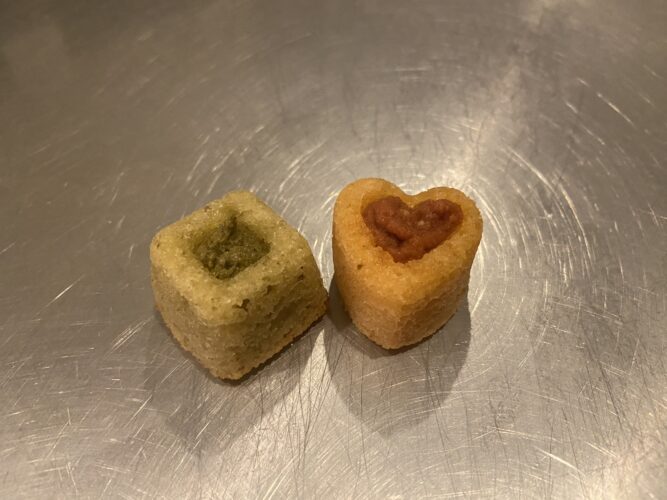 mini cake pesto