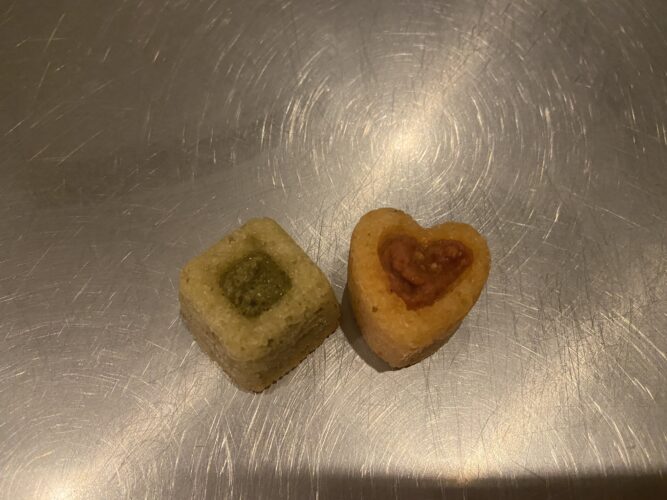 mini cake pesto