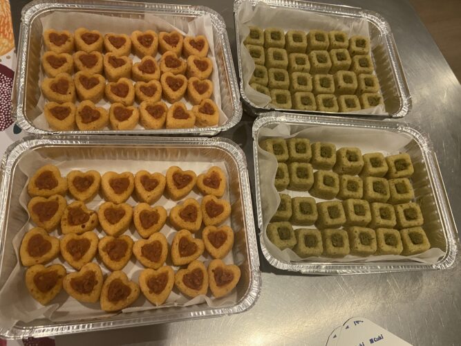 mini cake pesto