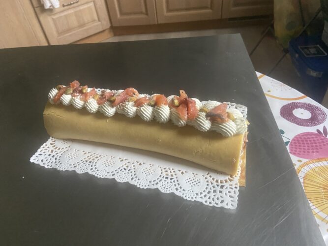 rollè salmone pistacchio