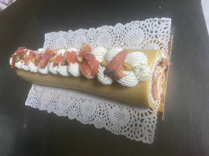 rollè salmone pistacchio