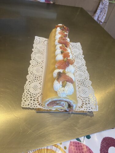 rollè salmone pistacchio
