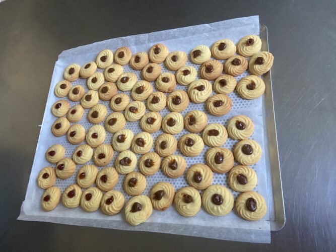 biscotti roselline frolla montata