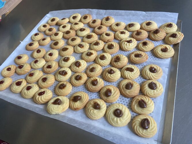 biscotti roselline frolla montata