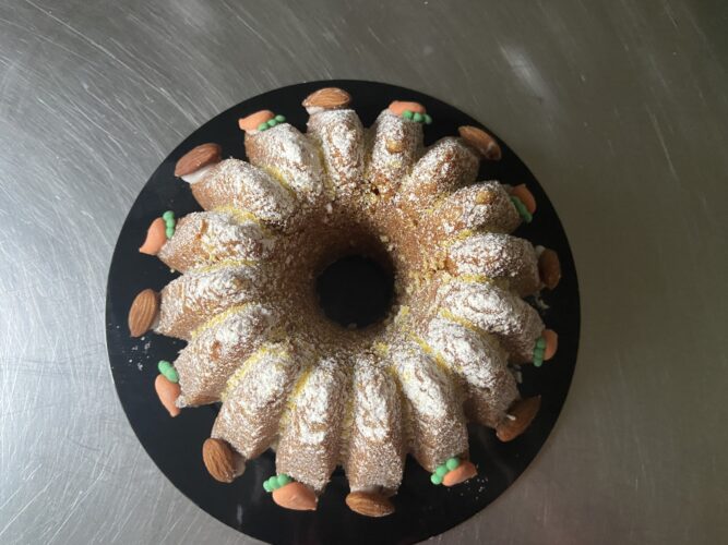bundt cake carote cardamomo