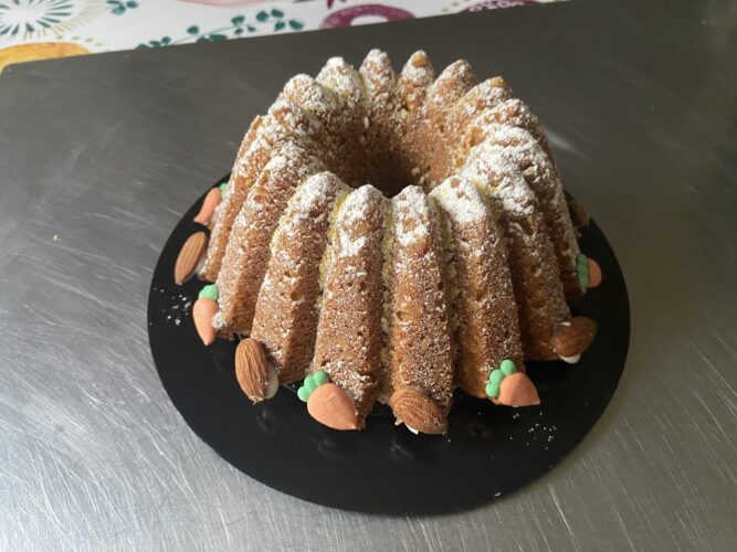 bundt cake carote cardamomo