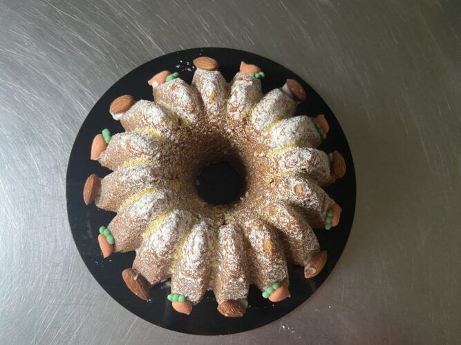 bundt cake carote cardamomo