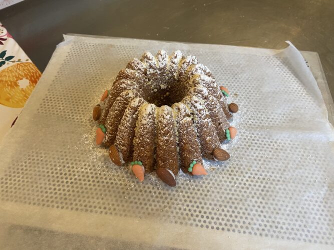bundt cake carote cardamomo