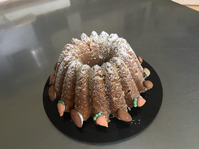 bundt cake carote cardamomo