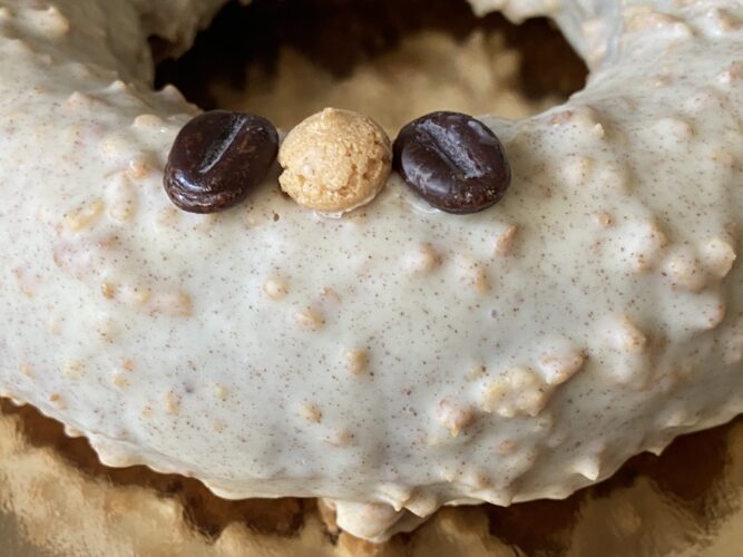 cake cappuccino glassa amaretti